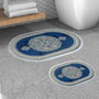 Mijölnir Juego de alfombrillas de baño Azul